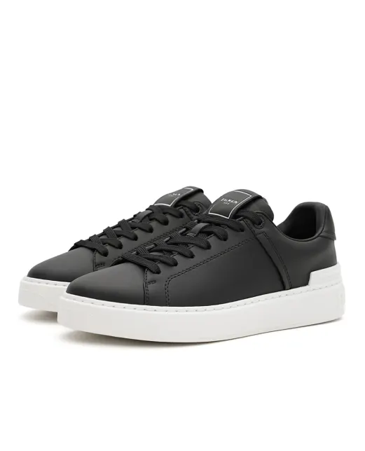 Balmain Кросівки B-Court із телячої шкіри - Артикул: GN1VI690LVTR