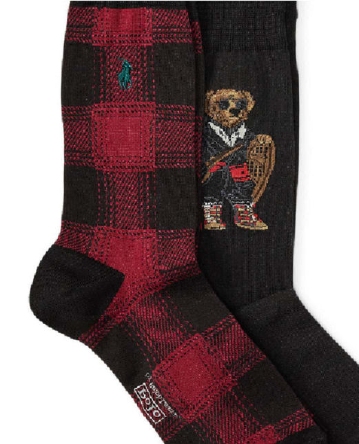 Polo Ralph Lauren Шкарпетки Polo Bear (2 пари) - Артикул: 449P04711001