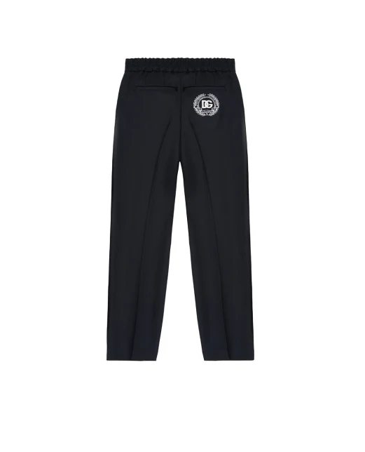 Dolce&Gabbana Детские брюки из шерсти с вышивкой - Артикул: L44P92-FU28G-S