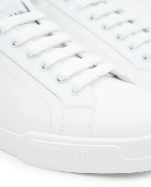 Dolce&Gabbana Шкіряні кеди Portofino - Артикул: CS2332-A1065