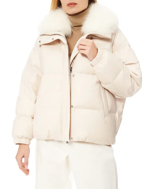 Yves Salomon Куртка з рукавичками з вовни - Артикул: 25WYV09066WO2W