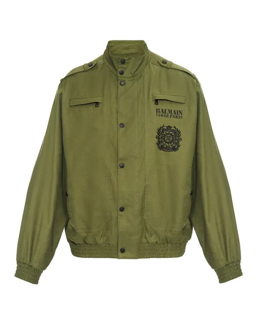 Balmain Куртка-авіатор - Артикул: FH1TFA60CG14