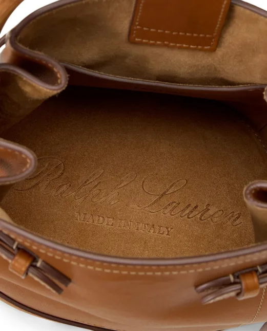 Ralph Lauren Collection Шкіряна сумка Ralph Bucket - Артикул: 435977809003