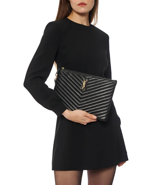 Saint Laurent Шкіряний чохол для планшета - Артикул: 559193-CWU01