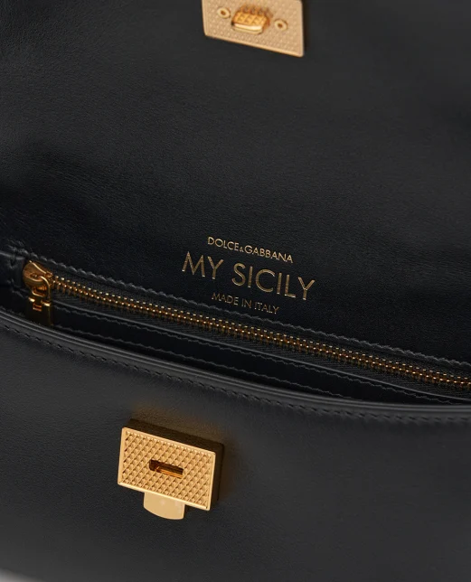 Dolce&Gabbana Сумка My Sicily Small із телячої шкіри - Артикул: BB7864-B7321