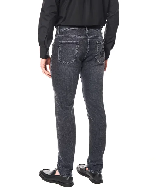 Dolce&Gabbana Джинсы с вышивкой логотипа - Артикул: GY07CZ-G8OW1