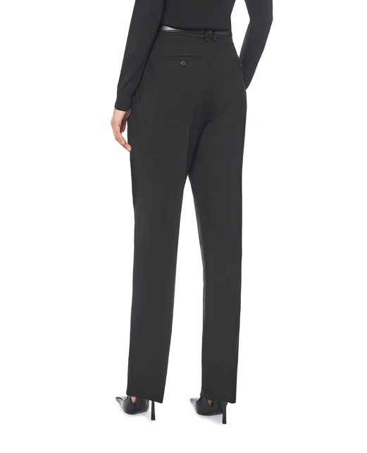 Saint Laurent Вовняні штани з високою талією - Артикул: 837054-Y7B73