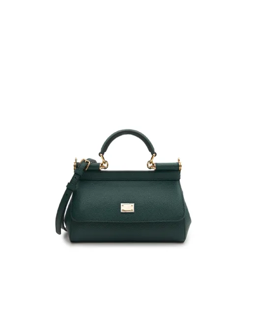 Dolce&Gabbana Кожаная сумка Sicily Small - Артикул: BB7116-B1001