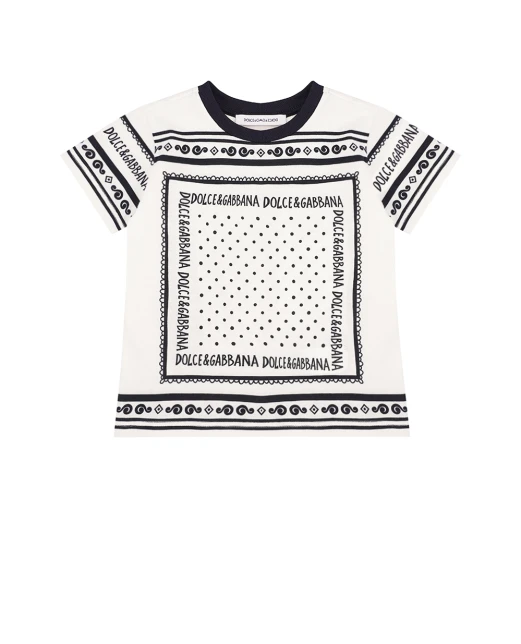 Dolce&Gabbana Детская футболка - Артикул: L1JT7W-II7FZ