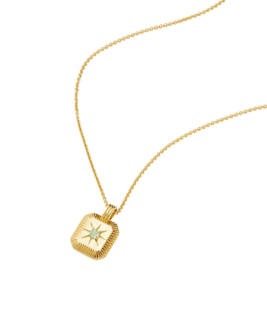 Missoma Кулон-підвіска з каменем - Артикул: BSH-G-N1-CH2-AQ