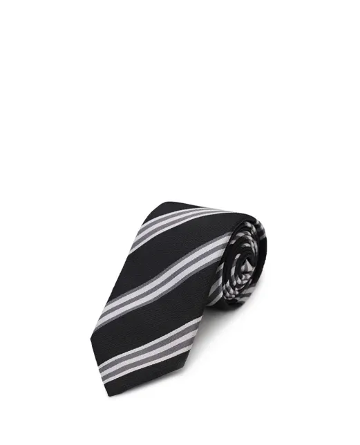Dolce&Gabbana Краватка з шовку в смужку - Артикул: GT147E-G0JRY