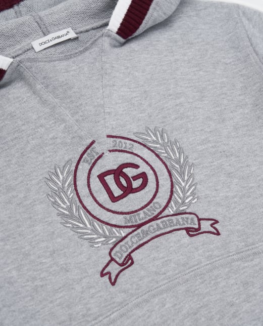 Dolce&Gabbana Дитяче худі з вишивкою (комплект) - Артикул: L4JWNJ-G7PUY-B
