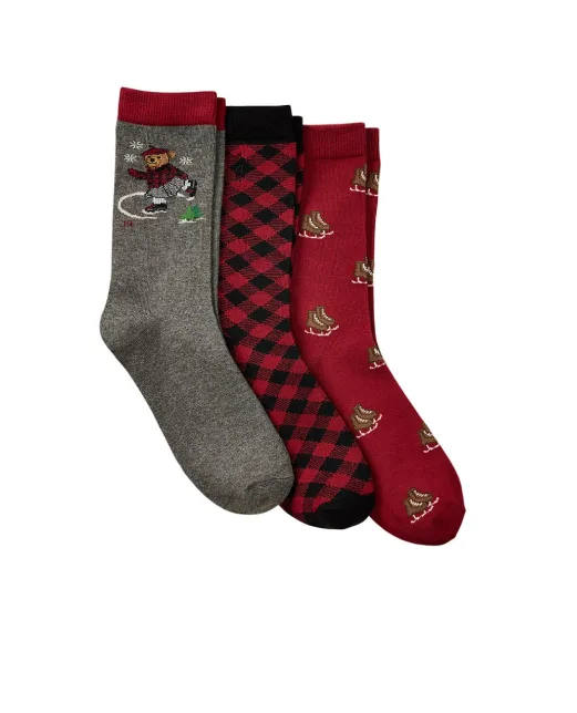 Polo Ralph Lauren Детские носки Polo Bear (3 пары) - Артикул: 448P03265001