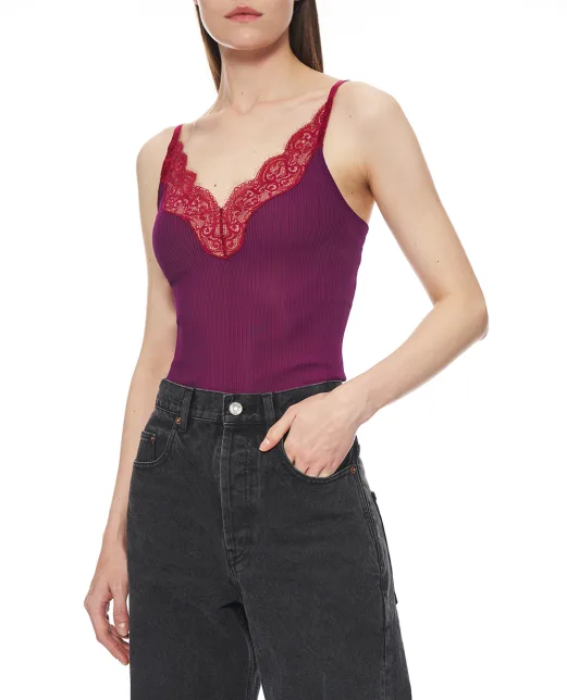 Saint Laurent Шовковий топ - Артикул: 828250-Y37SM