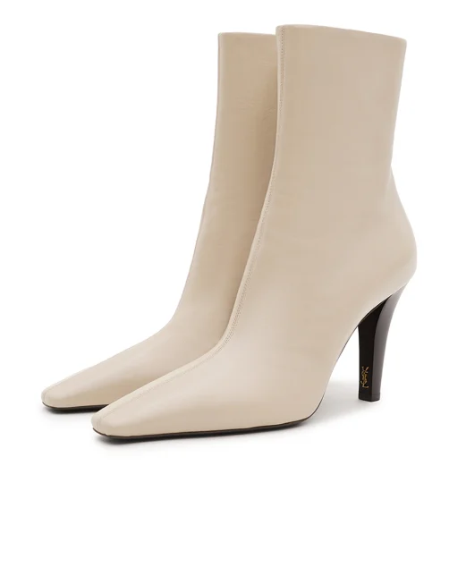 Saint Laurent Чоботи JILL із гладкої шкіри - Артикул: 839843-AAE7L