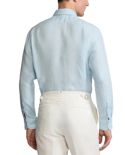 Ralph Lauren Purple Label Льняная рубашка - Артикул: 790964218006