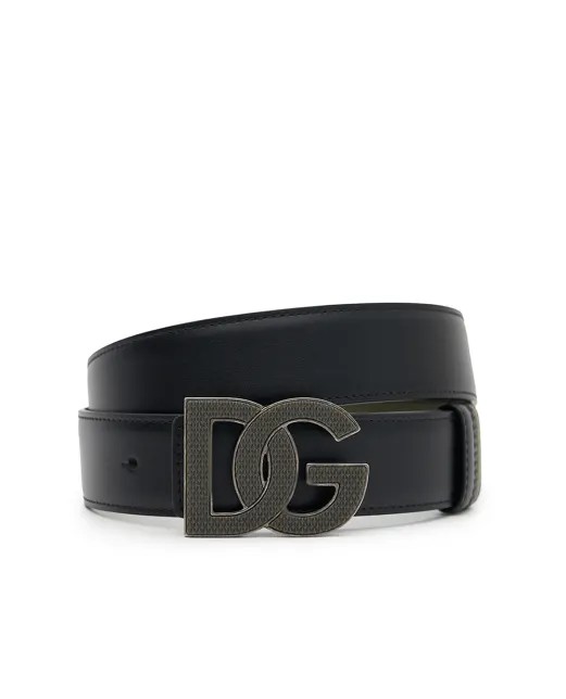 Dolce&Gabbana Ремень двусторонний из кожи - Артикул: BC4966-AZ345