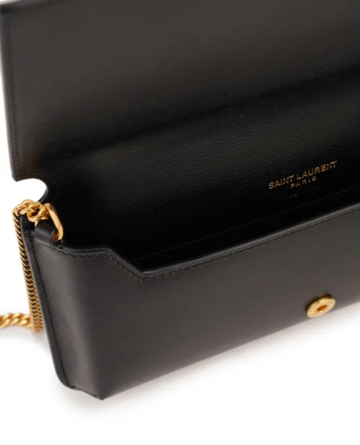 Saint Laurent Шкіряна сумка Cassandre Phone Case - Артикул: 820175-0U40J