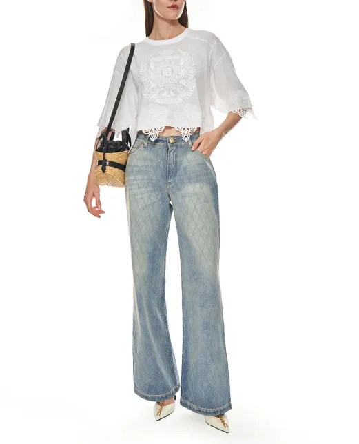 Balmain Топ із льону - Артикул: FF1EE130BD05