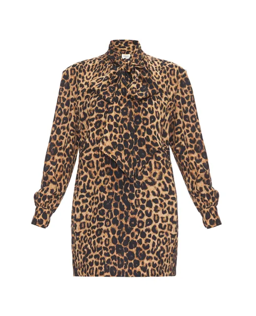 Saint Laurent Сукня з шовку - Артикул: 851136-Y6J43