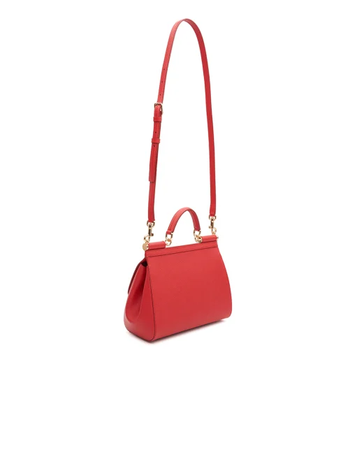 Dolce&Gabbana Шкіряна сумка Sicily Large - Артикул: BB6002-B1001