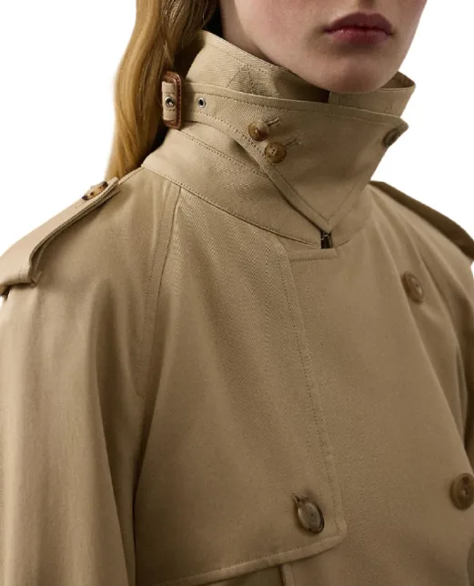 Ralph Lauren Collection Тренч Alecia з шовку та бавовни - Артикул: 290P01505001