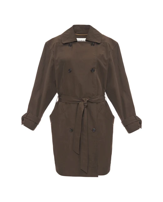 Saint Laurent Тренч двобортний - Артикул: 849613-YZ9FL