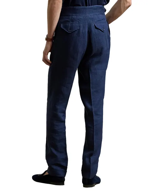 Ralph Lauren Purple Label Льняные брюки - Артикул: 798967887001