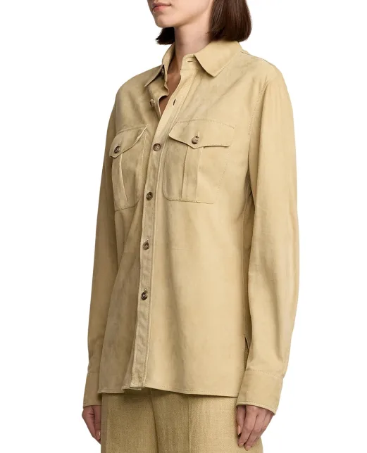 Ralph Lauren Collection Замшевая рубашка - Артикул: 290965603001