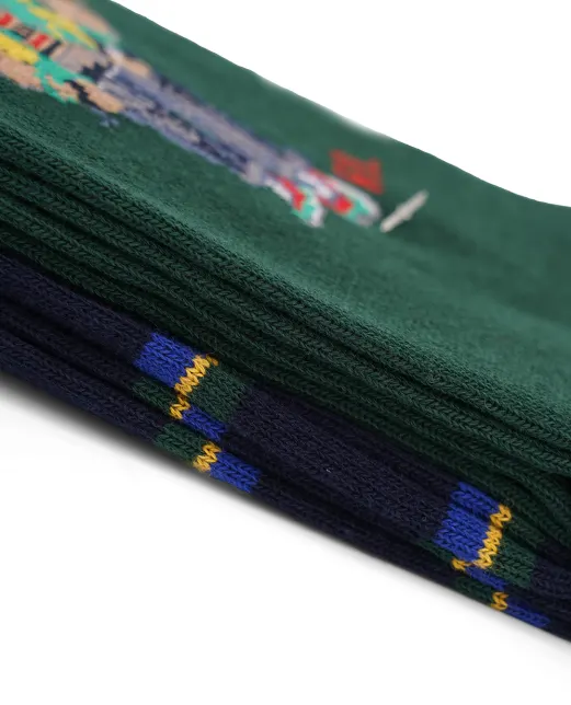Polo Ralph Lauren Шкарпетки Polo Bear (2 пари) - Артикул: 449958830002