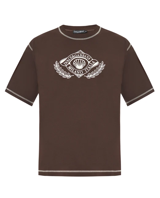 Dolce&Gabbana Футболка з принтом - Артикул: G8PN9T-G7PEC