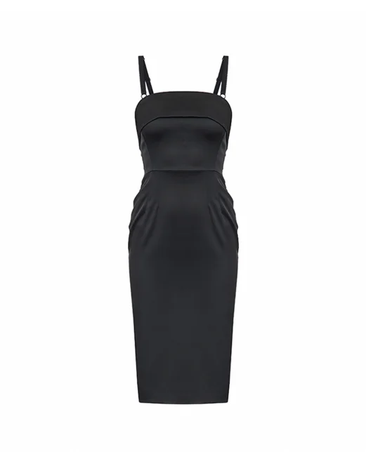 Dolce&Gabbana Атласна сукня - Артикул: F60AWT-GDDB2