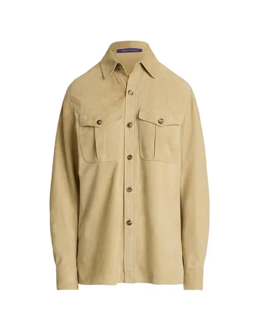 Ralph Lauren Collection Замшевая рубашка - Артикул: 290965603001