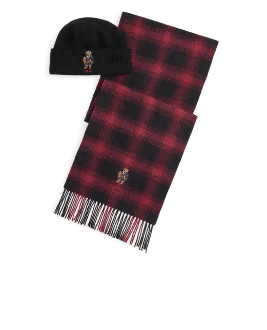 Polo Ralph Lauren Комплект из шарфа и шапки Polo Bear - Артикул: 449P02049001