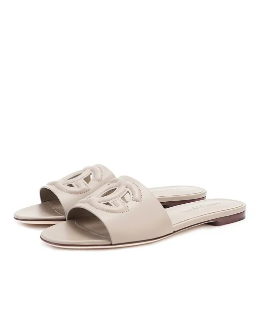 Dolce&Gabbana Шкіряні мюлі - Артикул: CQ0436-AY329