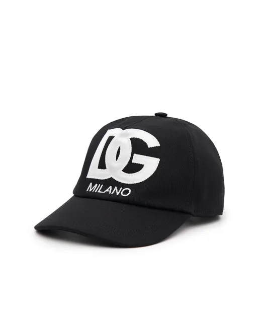 Dolce&Gabbana Дитяча кепка з логотипом DG - Артикул: LB4H80-G7KN0