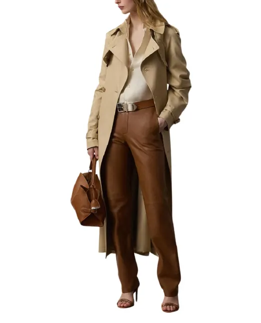 Ralph Lauren Collection Тренч Alecia з шовку та бавовни - Артикул: 290P01505001