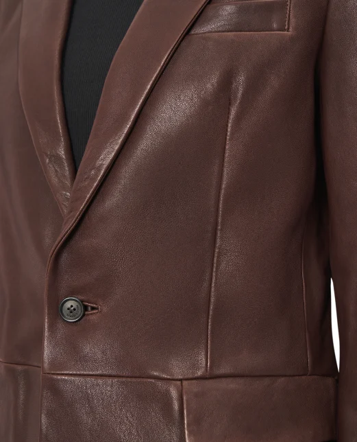 NILI LOTAN Жакет Belmonde из кожи - Артикул: 13128-L190