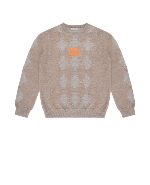 Dolce&Gabbana Дитячий светр із вовни - Артикул: L4KWH9-JDVDH-B