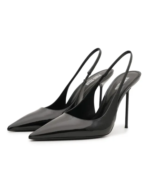 Paris Texas Туфли-слингбэки Lidia из лакированной кожи - Артикул: PX913-XVN01