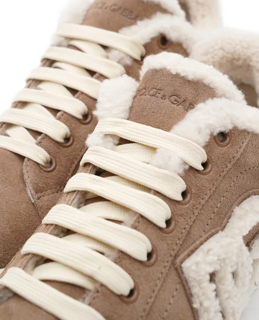 Dolce&Gabbana Кроссовки на меху из замши - Артикул: CK2374-AJ222