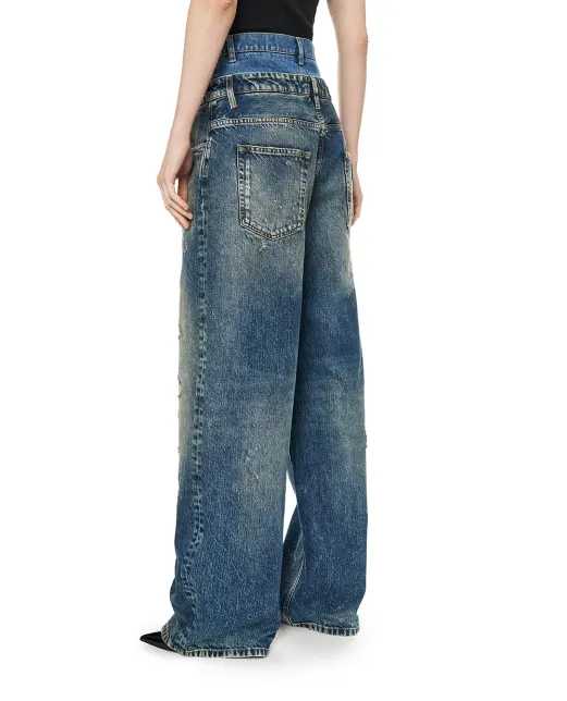 Dolce&Gabbana Джинси з подвійною талією - Артикул: FTDGSD-G8OH5