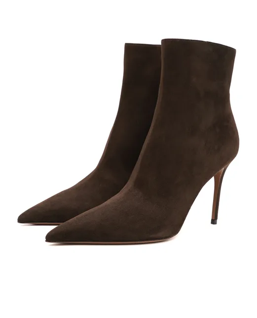 Paris Texas Ботильоны Vera из телячьей замши - Артикул: PX1859-XSA04