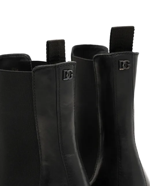 Dolce&Gabbana Ботинки челси из телячьей кожи - Артикул: A60634-AV325