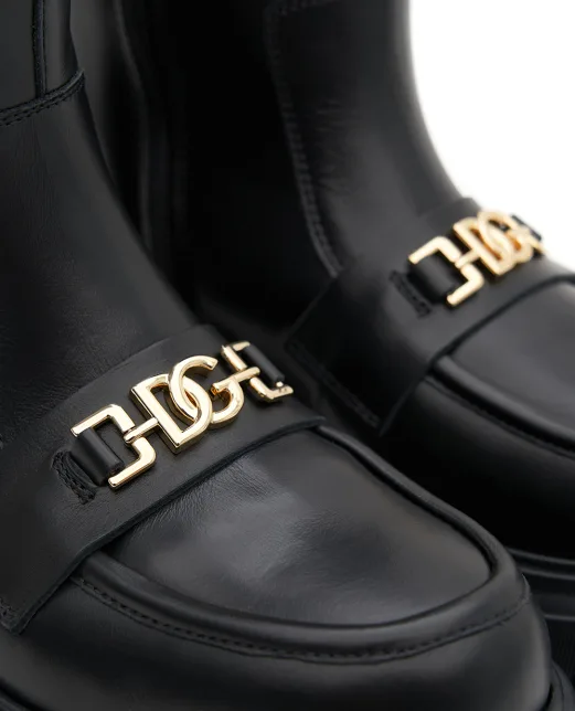 Dolce&Gabbana Дитячі шкіряні черевики - Артикул: D11328-AO227-M