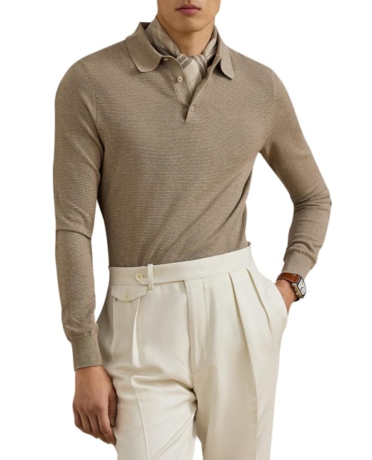 Ralph Lauren Purple Label Пуловер из шелка - Артикул: 790966748005