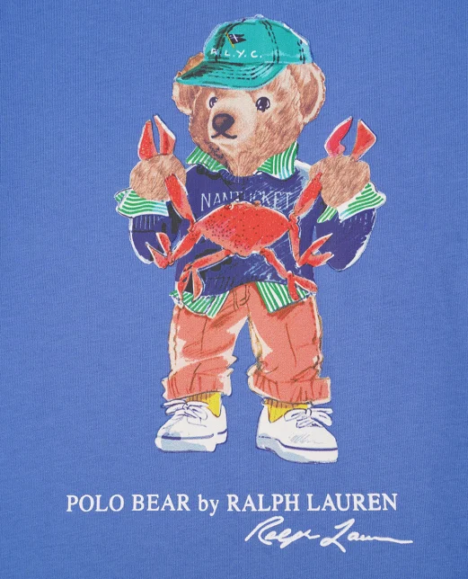 Polo Ralph Lauren Детская футболка Polo Bear - Артикул: 322973136001