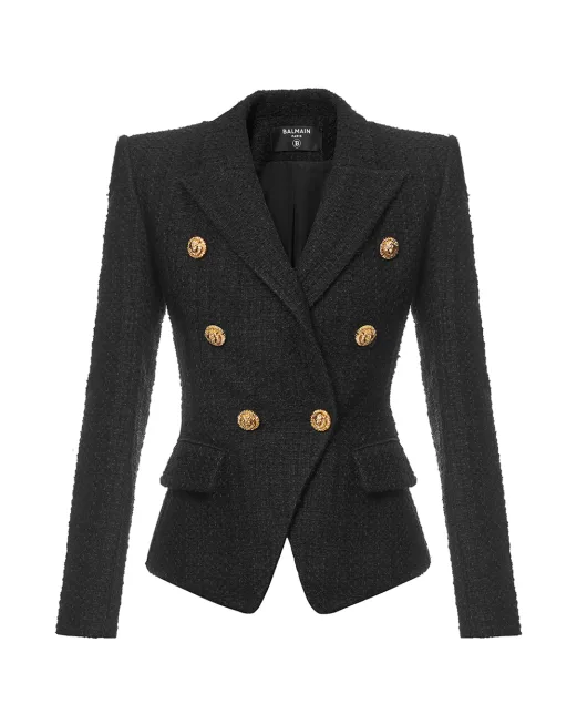Balmain Піджак із твіду - Артикул: GF1SI505XL81