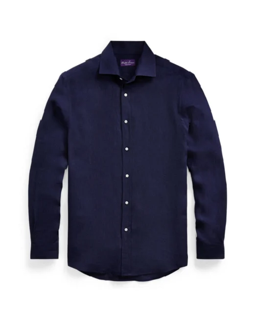 Ralph Lauren Purple Label Льняная рубашка - Артикул: 790587253007