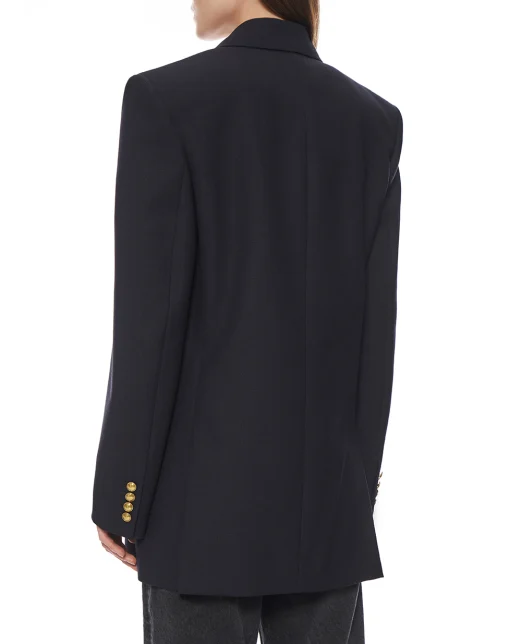 Saint Laurent Двобортний жакет із вовни - Артикул: 834867-Y5K32